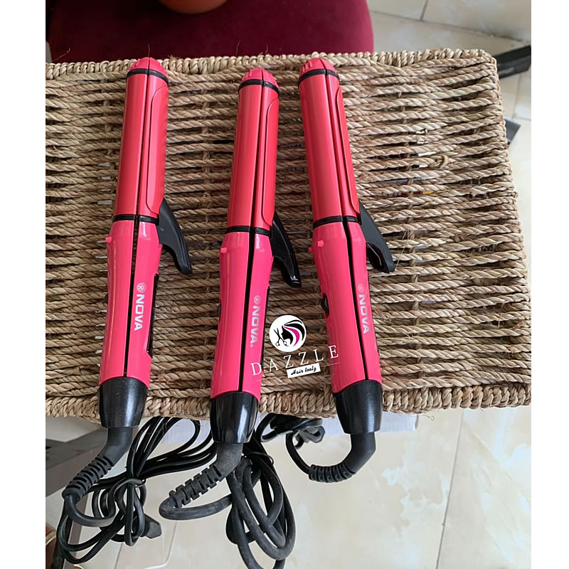 Hair curler and straightener clearance nova