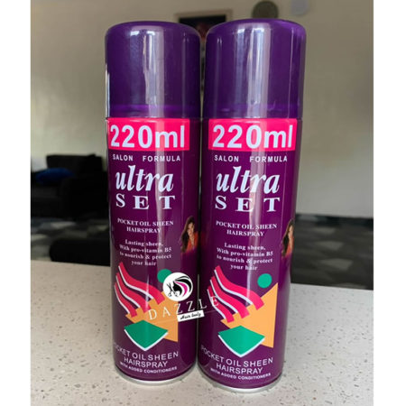 Small Ultra Set Oil Sheen Spray