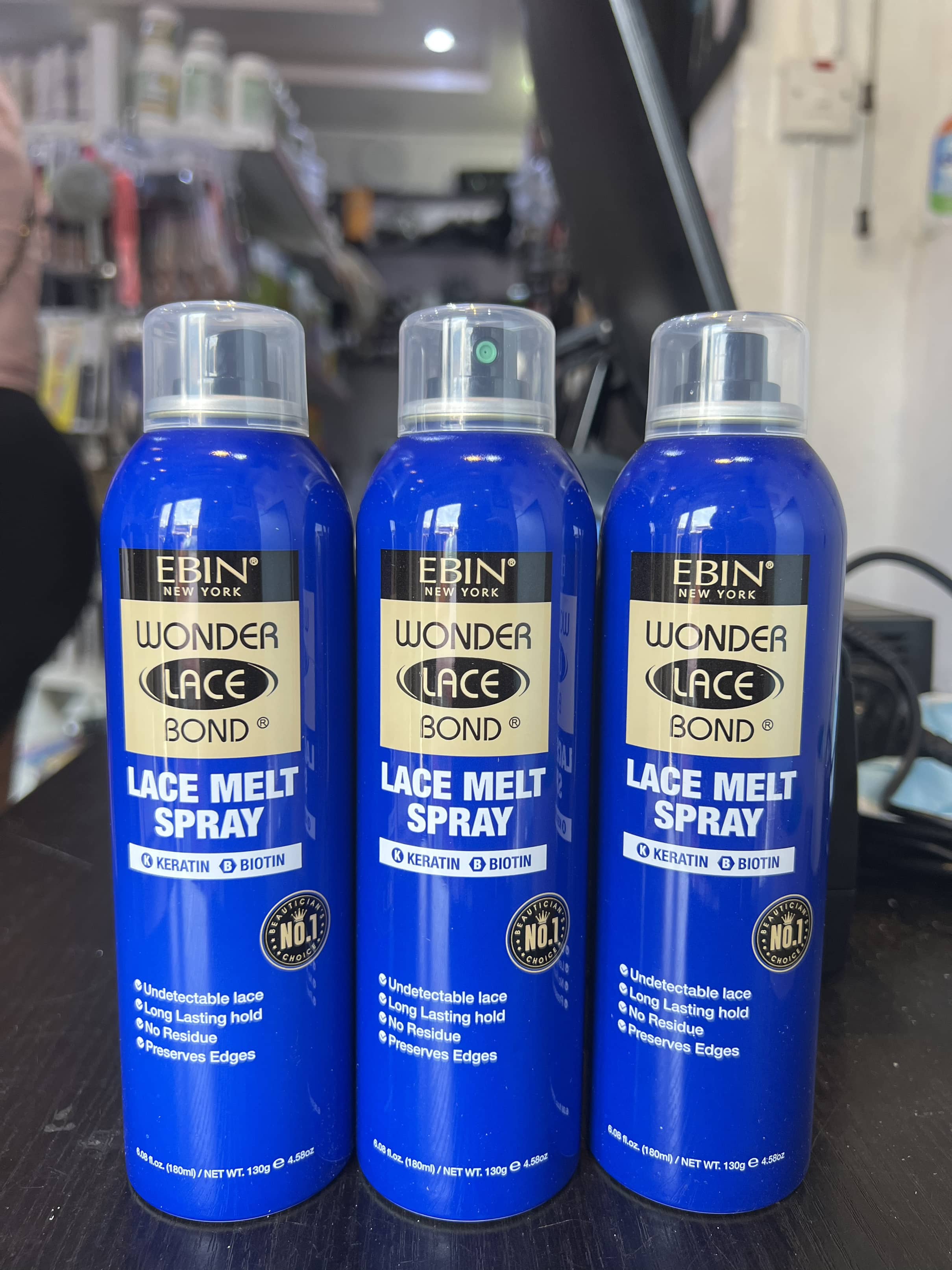 Ebin New York Wonder Lace Bond Lace Melt Spray